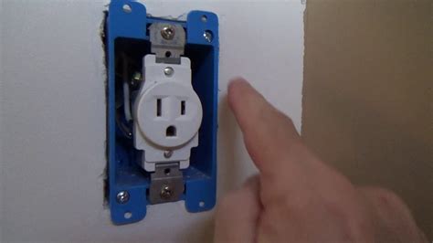 how to fix a loose electrical wall outlet box|how to make outlets tighter.